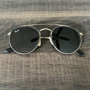 Round Double Bridge Ray Ban Sunglasses
